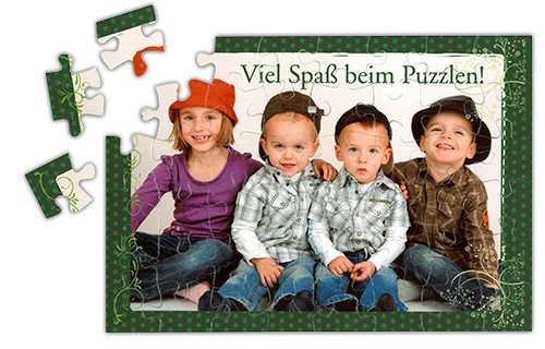 Puzzle DIN A5 inkl. Fotodruck