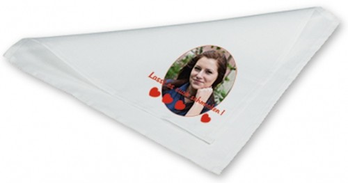 Stoffserviette 40 x 40cm bedruckt