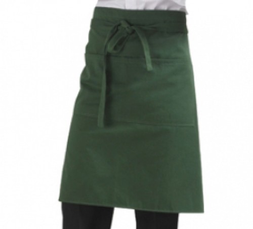 Mittellange Schürze mit Taschen