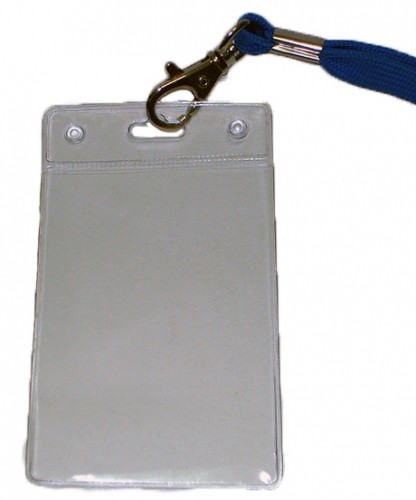 Ausweishülle im Hochformat