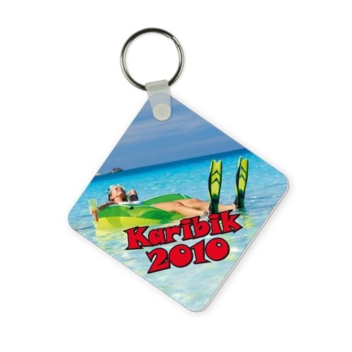 Schlüsselanhänger 55 x 55 mm inkl.Druck