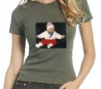 Fotodruck auf bunten Textilien