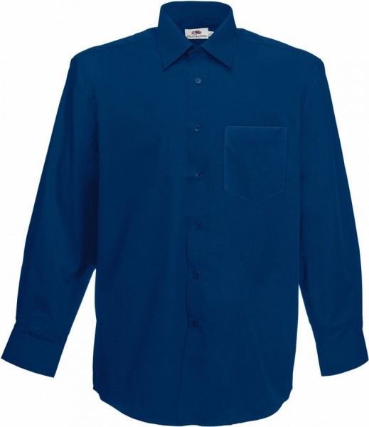 Mens Long Sleeve Poplin Shirt
