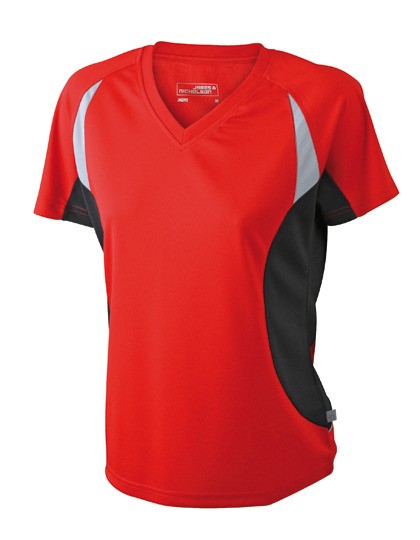 Damen Laufshirt mit V-Ausschnitt 390